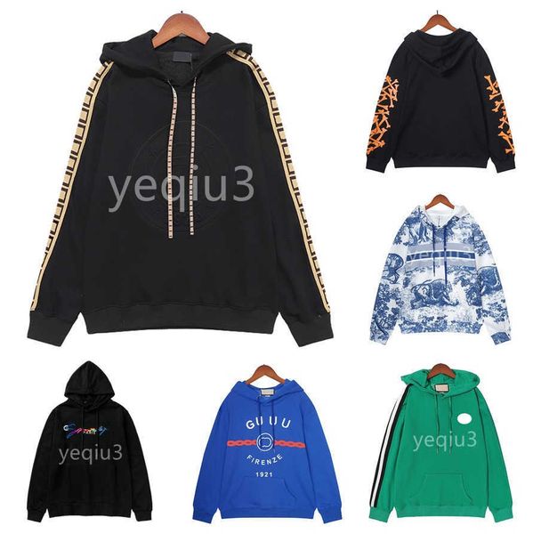 

mens womens black hoodies designer sweatshirts printed embellished pullover hoodie new autumn clothing high street fashion sweatshirt 2xl