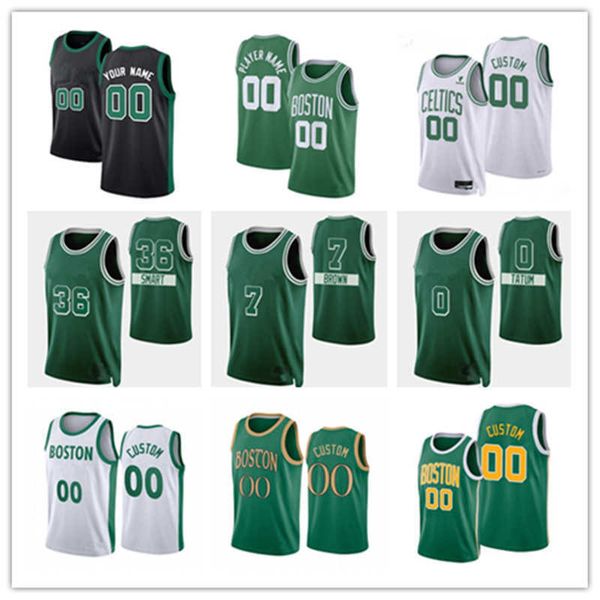 

custom mens women youth jersey al 42 horford jayson 0 tatum jaylen 7 brown marcus 36 smart boston''celtics''basketball j, Black;red