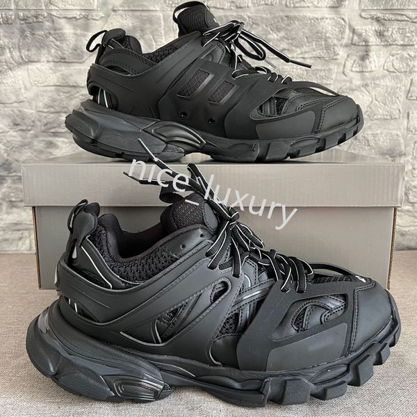 

2022 luxury brand designer men women casual shoes triple s 3 3.0 white black sneakers leather trainer nylon printed platform trainers shoes