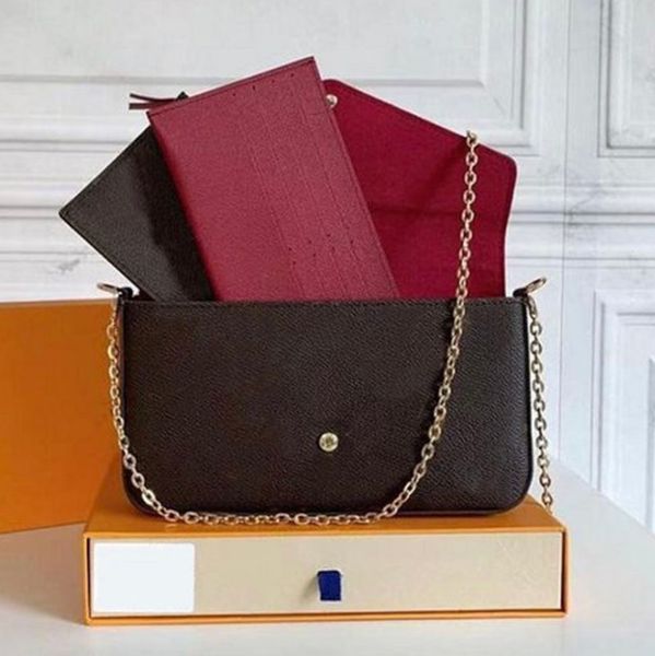 

small brown luxury bag designers bags purse womans fashion shoulder chain handbags multi pochette p pursas wallet card holder phone crossbod