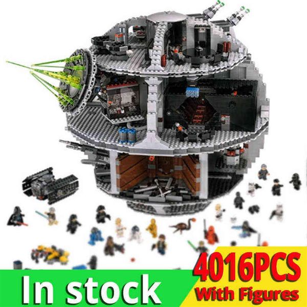 

moc star ship super death star model set compatible 75159 05063 4016pcs with lights building blocks bricks wars educational toy g220707264r