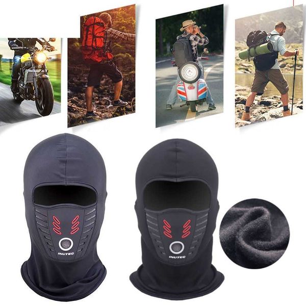 

motorcycle fleece face mask warm anti-dust neck helmet cover breathable balaclava
