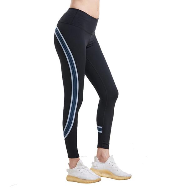 

high waist women sports gym yoga pants fitness leggings athletic trouser color splice matching yoga workout push up pants4953247