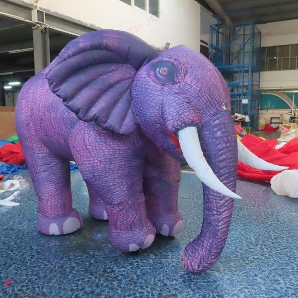 

customized giant park show elephant 3m/4m height parade inflatable elephant with blower for event/street