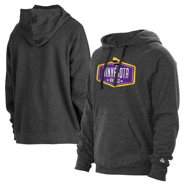 

men minnesota style vikings hoodies gray 2022 service sideline performance playoffs shift hoodie, Blue;black