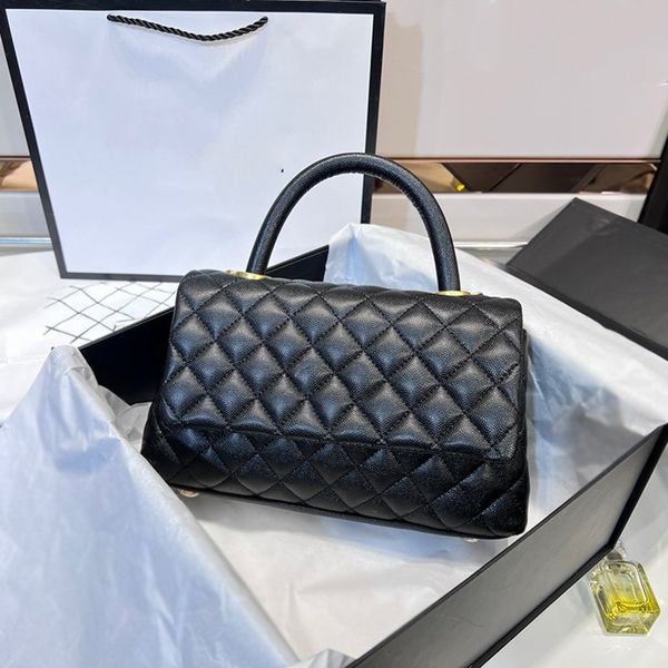 

mermaid princess classic flap medium bags caviar leather iridescent colors co handle totes detchable gold chain crossbody shoulder luxury de