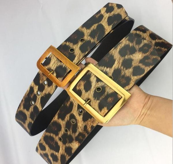 

high fashion grade custom leather belt unadjustable casual pinhole buckle design genuine womens pearl wide 70cm belts 12style5736766, Black;brown