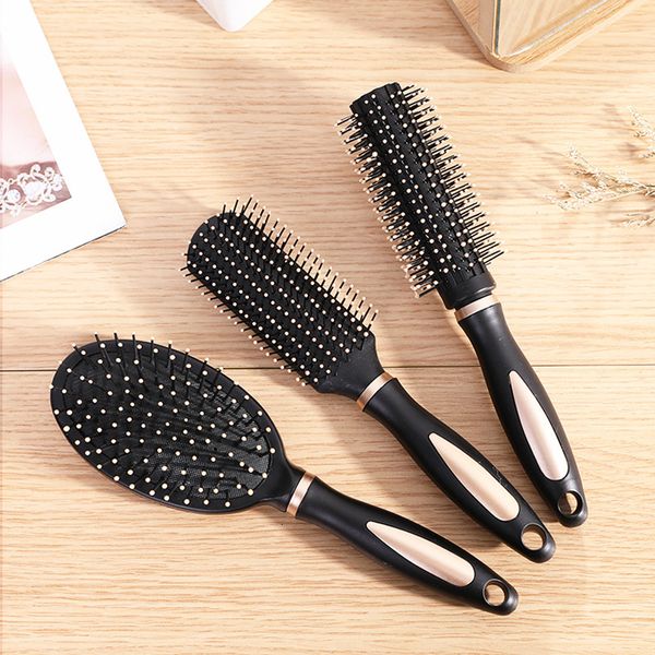 

hair brushes air bag anti static comb plastic massage brush practical care spa head massager 221119, Silver