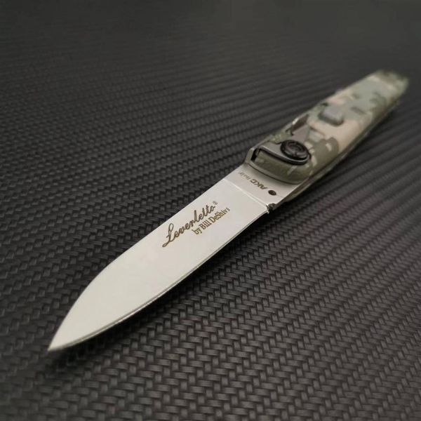 

akc italy leverletto bill deshivs folding knife outdoor hunting survival knife tool 440c blade resin handle tacitcal combat kniives173u