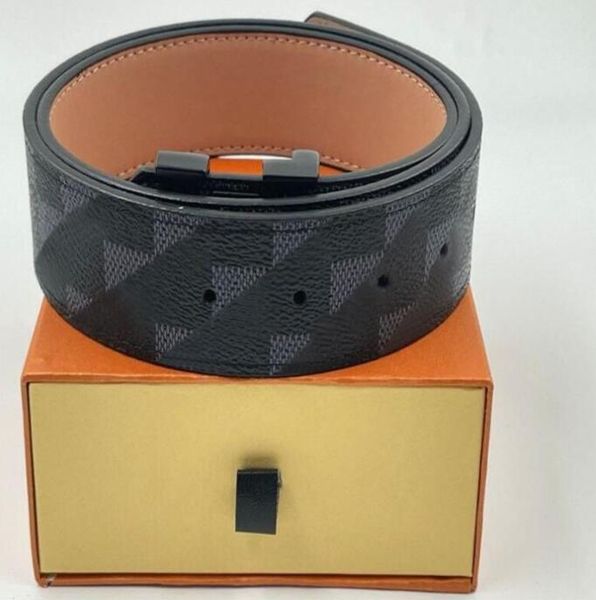 

designers belts classic fashion luxury casual letter l smooth buckle women men leather belt with box 88888, Black;brown