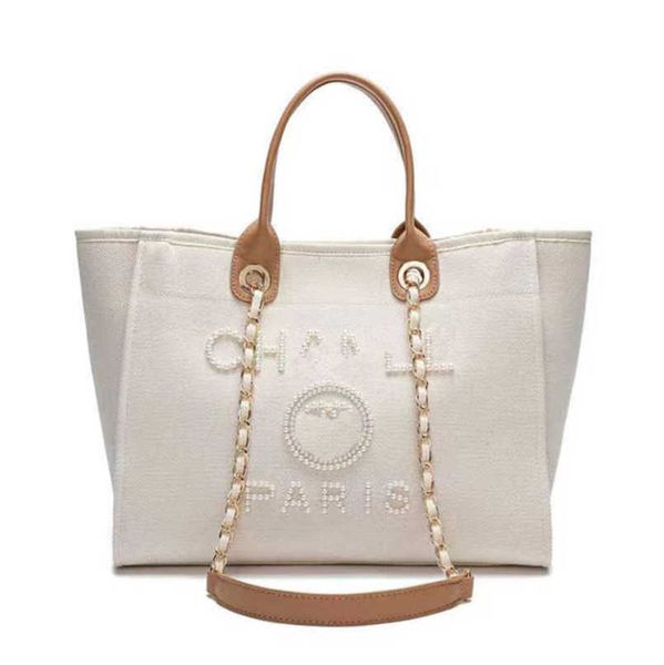 

luxury women's fashion evening bags ch brand canvas handbag classic pearl beach hand bag designer female large backpack small packs por