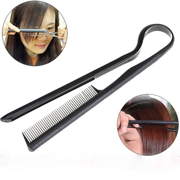 

hair brushes 1pc useful straighten salon comb dressing smooth tool hold tongs styling tools for women brush straightener 221119, Silver