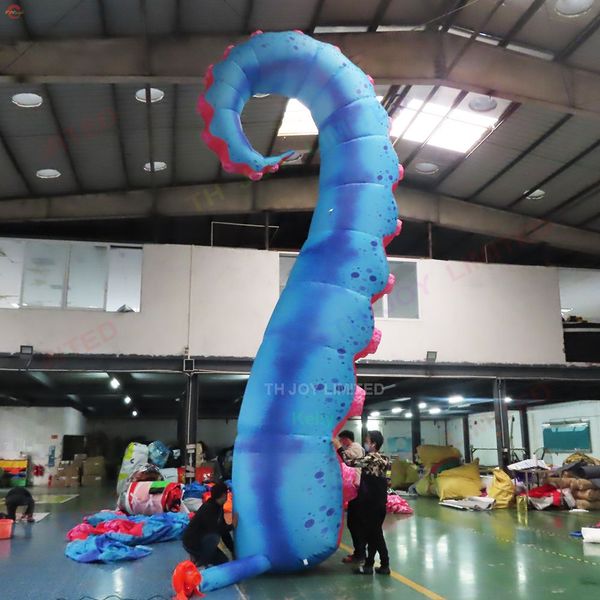 

delivery outdoor activities giant inflatable ocs tentacle antenna ground balloon model for sale