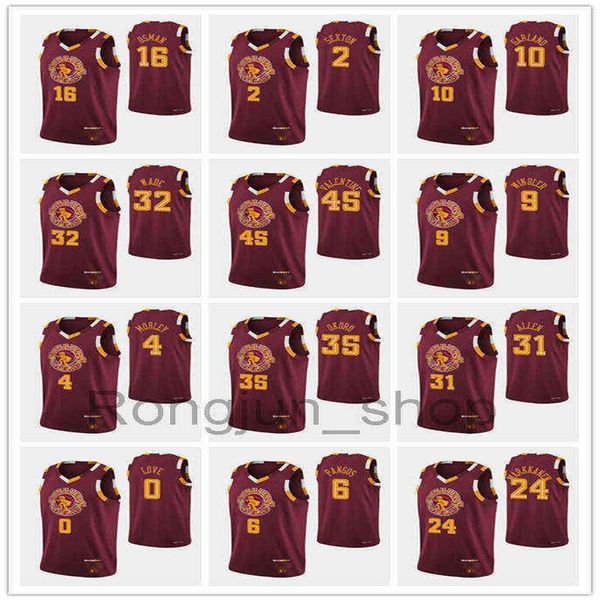 

-22 printed clevelands men lauri markkanen collin sexton evan mobley kevin love jarrett allen 75th anniversary cavalier jerseys214g