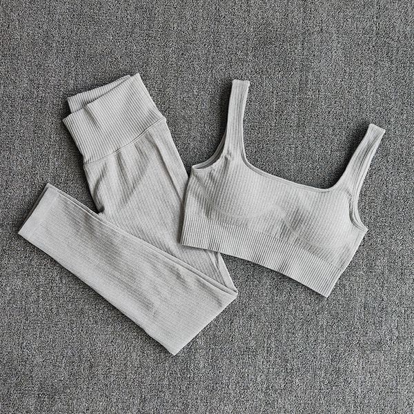 

yoga outfits women's sportswear fitness 2pc yoga sets running high waist sports leggings sports bra gym clothing workout set sport suit, White;red