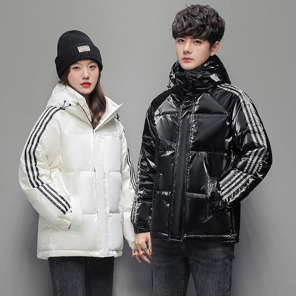 

women's down jacket new winter thick warm fashionable casual jacket, Black