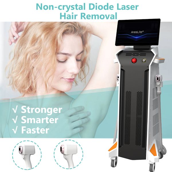 

alexandrite laser 755nm 808nm 1064nm diode laser hair removal permanent skin care treatment beauty salon equipment, Black