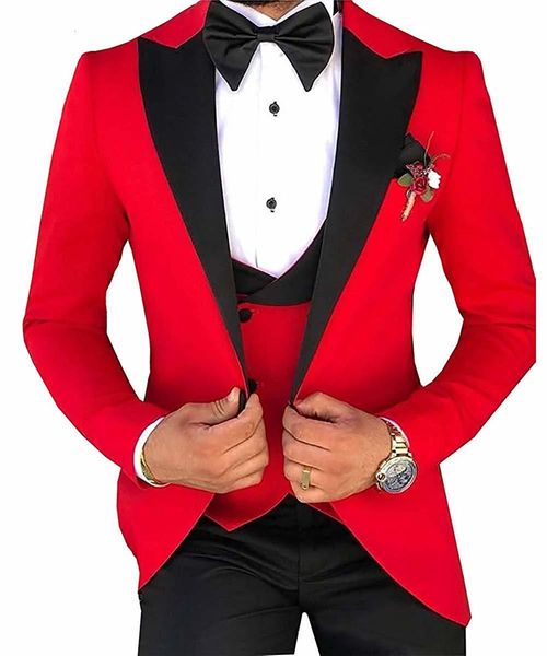 

mens suits blazers custom made terno slim groom tuxedos wedding suit masculino jacketpantvest ss 3 pieces for 221121, White;black