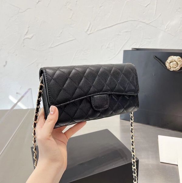 

bag luxury designer cc handbag fashionbags crossbody classic quilted cf flap caviar cowhide 22cm handbags woman shoulder sling vintage bags