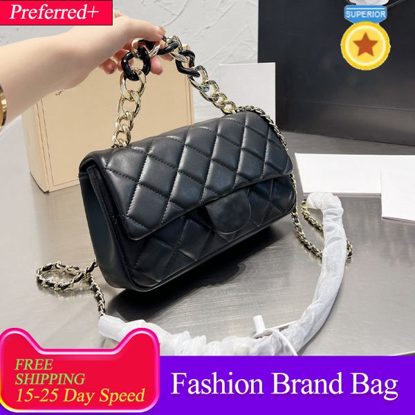 

fashion ccs handbags bag classic luxury chain fashion 2021 plaid flower brand wallet vintage ladies 5a quality genuine leather