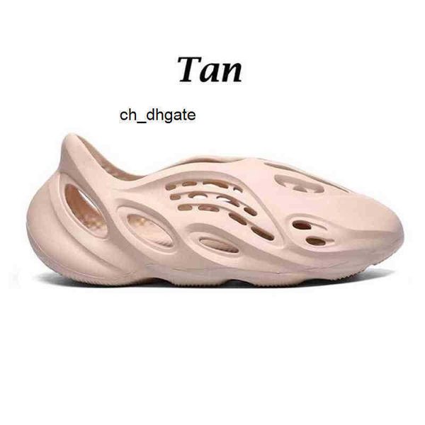 

slides yeesys kanyes foam slippers rubber men women desert sand resin bone earth brown triple black white mens beach
