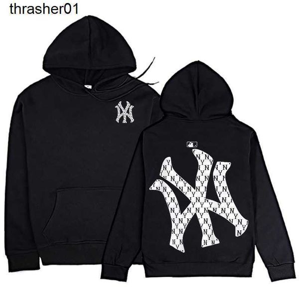 

men's hoodies sweatshirts new designer fashion brand sweater mlb sweater street fashionstreetwear hoodie, Black