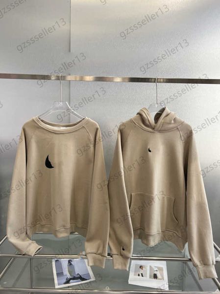 

womens hoodless hoodie chest logo printed thread round collar jumper sweatshirts raglan sleeve added thin velvet warm slimming women clothi, Black