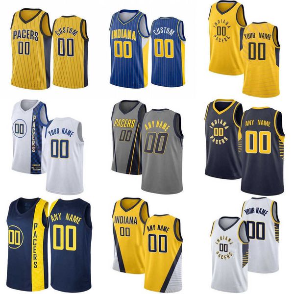 

custom women youth men jersey 8 justin holiday 1 t.j. warren 11 domantas sabonis 7 malcolm brogdon indiana''pacers''bask, Black;red