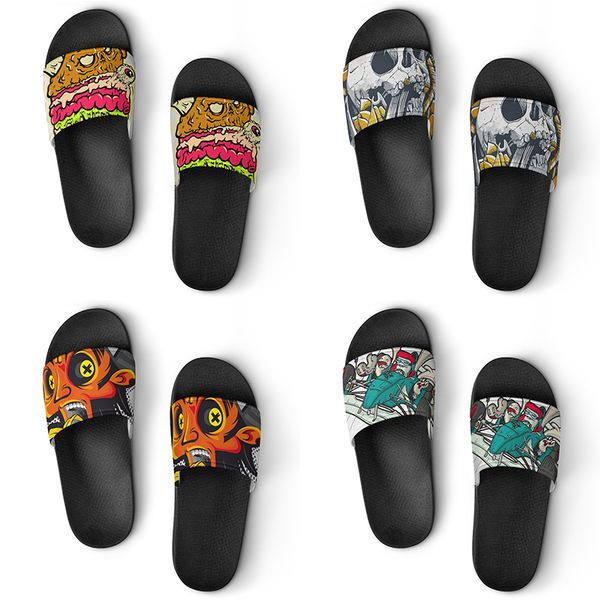 

men women diy custom designer shoes low slides skateboard sneakers triple black customization uv printing sports sneakers xuebi 100-445
