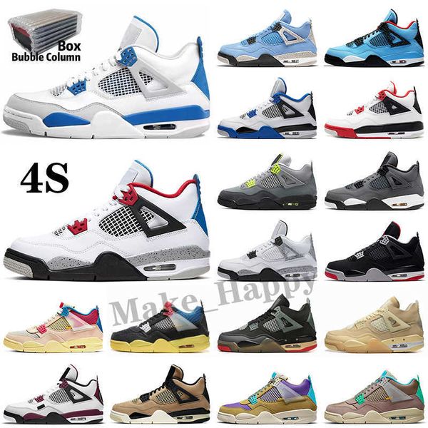 

men women basketball shoes 4 4s red thunder sail black cat white oreo tour yellow dark marina blue mocha university obsidian patent bred