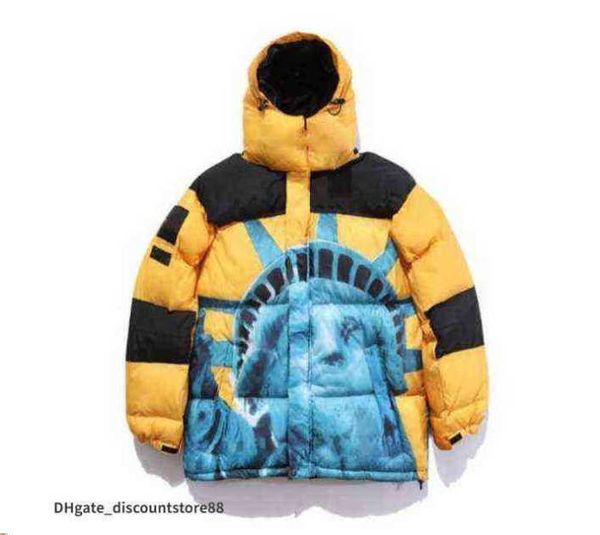 

22s new the mens designer down jacket north winter cotton womens jackets parka coat face outdoor windbreakers couple thick warm coats dy, Black