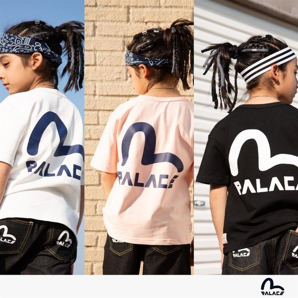 

kids boy girl short slevee t-shirts summer baby boys cotton cartoons letters tees fashion children handsome casual 2982, Blue