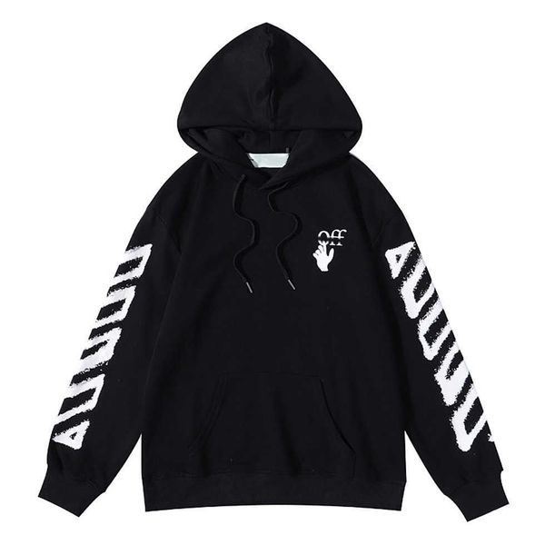 

designer mens hoodie with letters sweatshirt hooded terry jumpers spring autumn style hoodies pullover 01hlev, Black