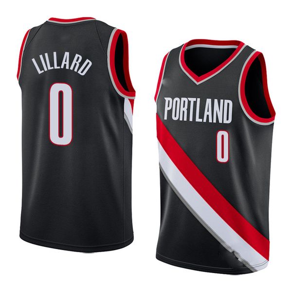 

designer custom basketball jerseys men women jersey damian 0 lillard shaedon 17 sharpe josh 11 hart anfernee 1 simons jusuf nurkic gary payt, Black