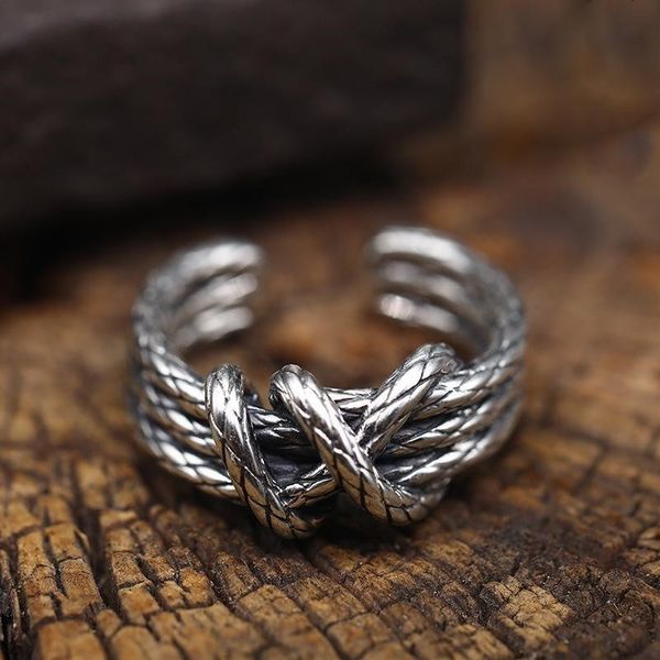 

fried dough twist band rings imitation diamond ring girl classic men titanium steel designer for women luxury gifts woman girl jewlery, Silver
