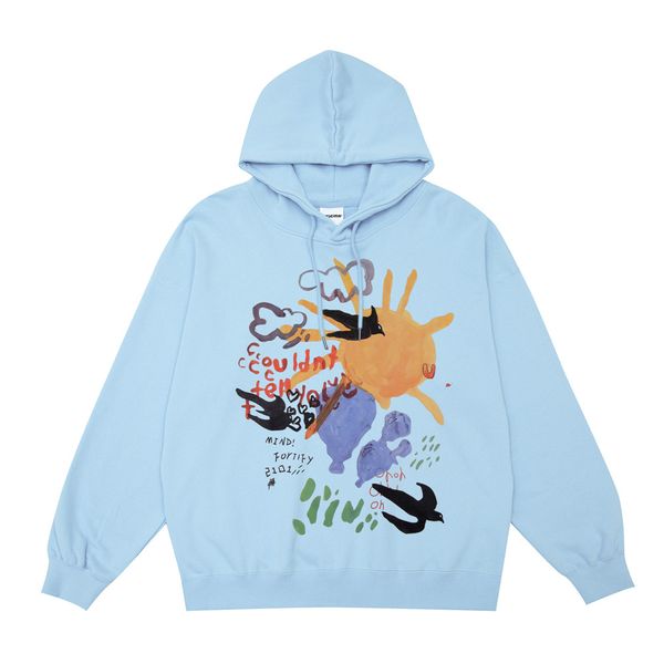 

graffiti sweatshirts hoodies men women terry material cotton pullover hooded, Black;brown