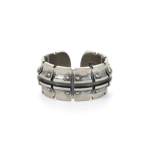 

locomotive track band rings imitation diamond ring girl classic men titanium steel designer for women luxury gifts woman girl jewlery, Silver