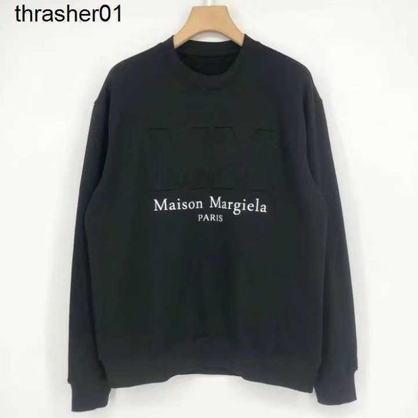 

men's hoodies sweatshirts mm designer long sleeve sweater men's crew neck winter fashion hoodie, Black