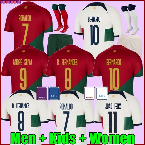 

fans tees 2022 soccer jersey portuguese bruno fernandes diogo j. portuguesa 2023 joao felix 22 23 football shirt bernardo portugieser home, Black
