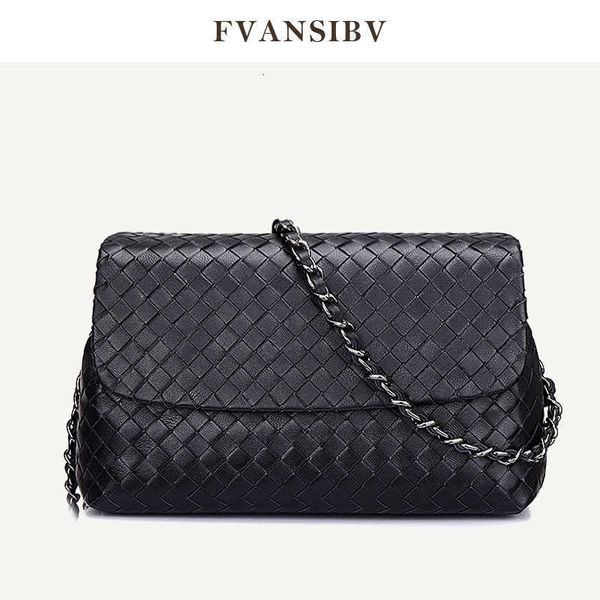 

designer bag women shoulder luxury bags brand 100% sheep leather messenger bag hand-woven stylish elegant simple versatile 2022 new black