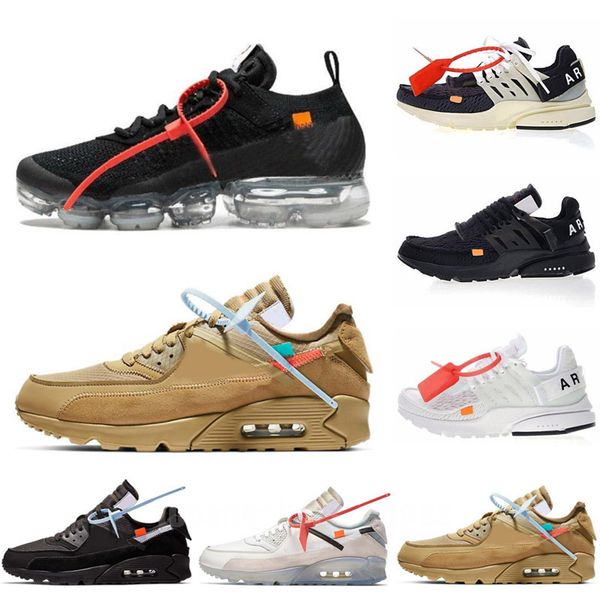 

running shoes off triple white oreo barely rose dusty cactus p bule midnight navy tiger multicolor 90 mens trainer, Black