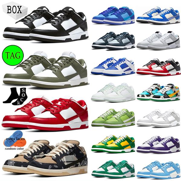 

sb lows running shoes medium olive panda unc court purple bart simpson racer blue jackie robinson sport trainer flat sneakers