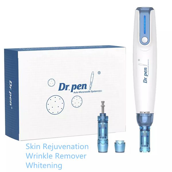 

wireless derma pen powerful ultima a9 microneedle dermapen dermastamp meso 12 needles dr.pen replaceable cartridge microneedling therapy sys