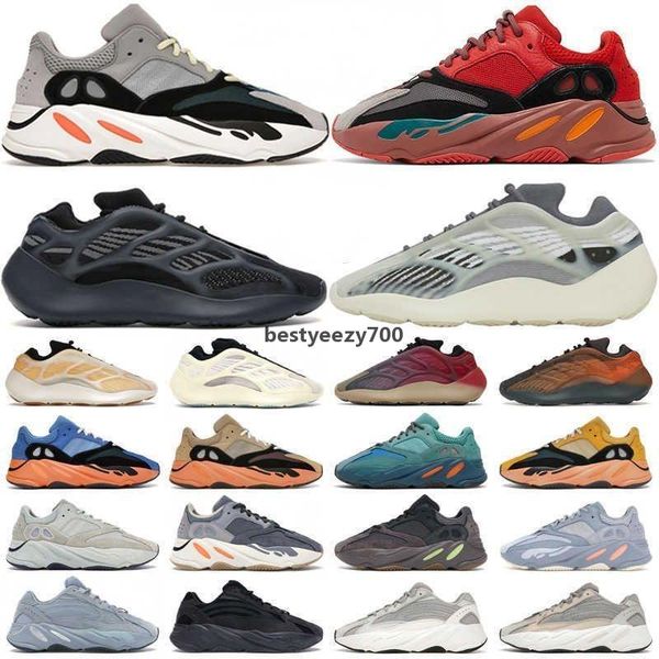 

shoes with original box new shoes designer 700 v3 sneakers v2 running shoes men women azael alvah fade salt solid grey a gdn mwc, Black