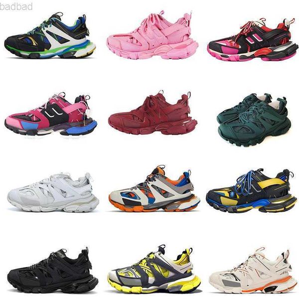 

luxury balencaigass dress shoes designer casual running shoe fashion thick yellow pink black rubber outdoor sports paris high-quality track