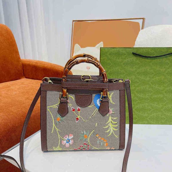 

tote bag designer handbag women bamboo bag shopping crossbody shoulder bags ladies wallet fashion flower handbags purses