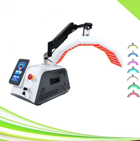 

7 colors pdt led light therapy facial mask pdynamic therapie machine portable spa 850nm maske 660nm macchina maquina smart salon skin rejuve