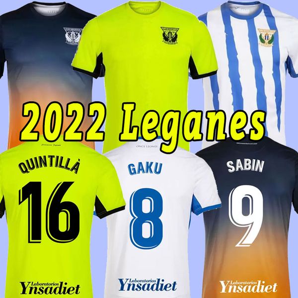 

22 23 leganes jerseys sergio g. gaku jose arnaiz soccer jersey 2022 2023 r. pardo f. vico football shirt y. barcenas bautista borja garces m, Black;yellow