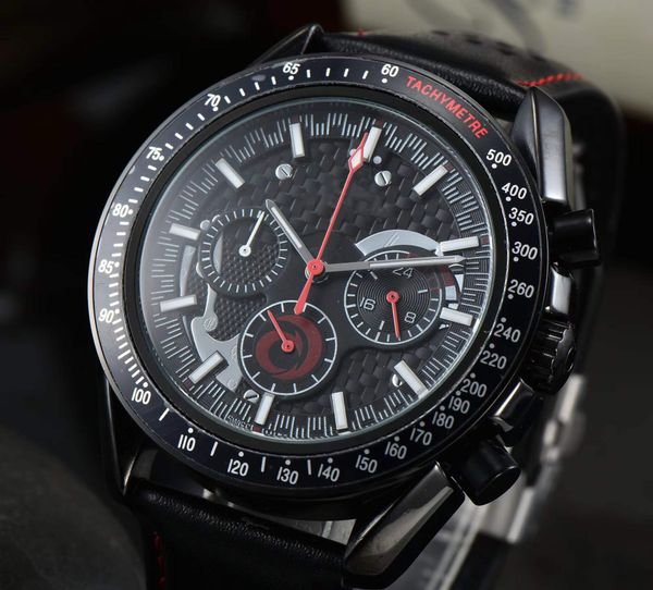 

Men's Top Luxury Brand AAA Grandmaster Chime Double Face Wrist Watch Belt Quartz Movement Men's Retro Casual Watch With Gift Box