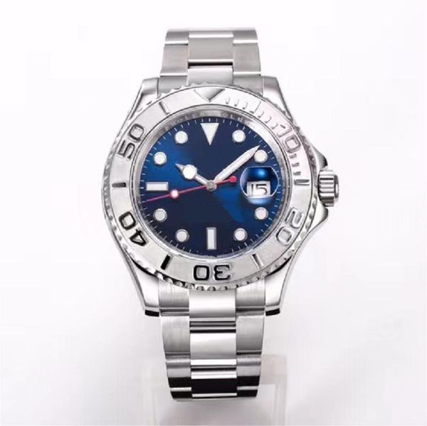 

sport watches for men designer mechanical movement mens watch luminous 904l steel bracelet blue dial white gold yachtmaster rubber strap wat, Slivery;brown